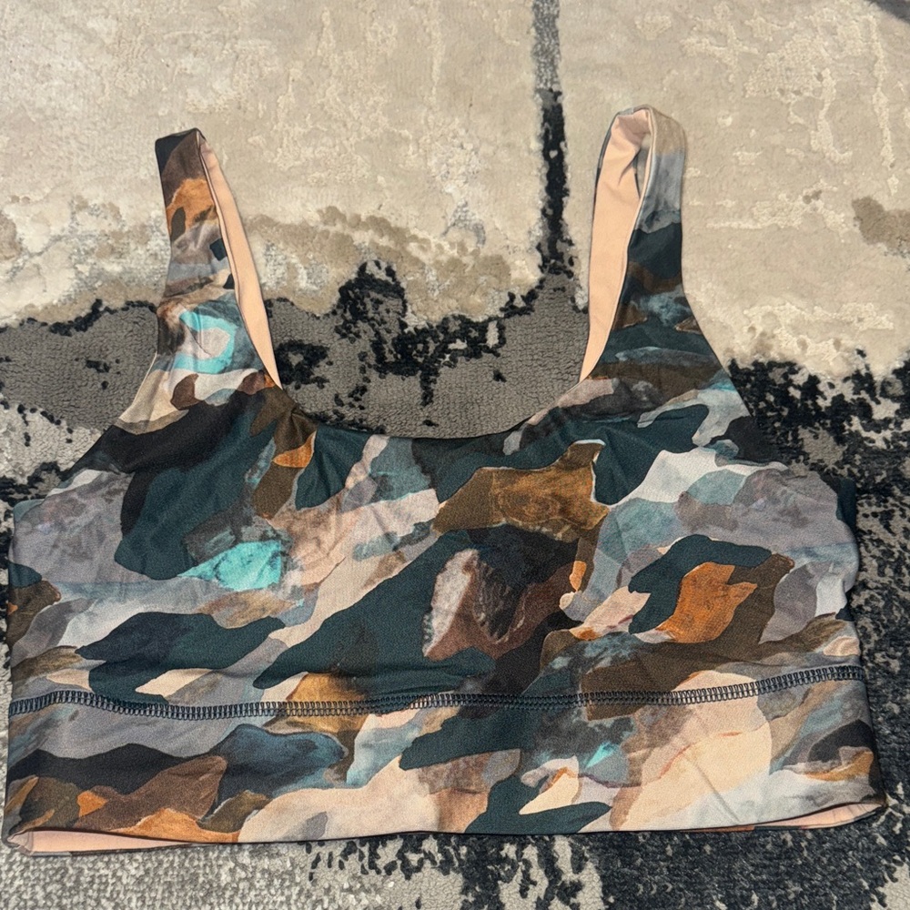 Camouflage Print Women's Top